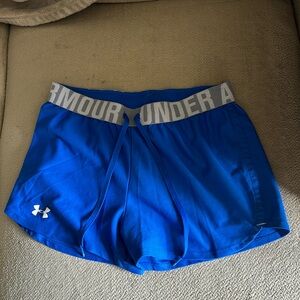 Underarmor shorts blue size small